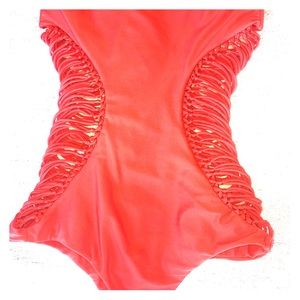 Mikoh strapless one piece swimsuit